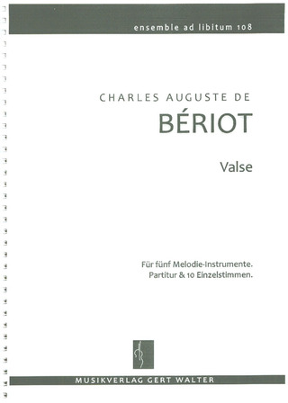 Charles Auguste de Bériot - Valse