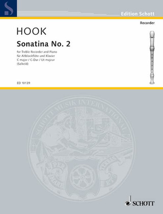 James Hook - Sonatina No. 2 C major