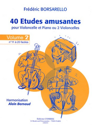 Frédéric Borsarello - Etudes amusantes (40) Vol.2 (11 à 20)