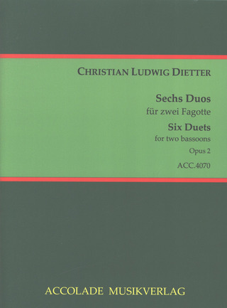 Dietter Christian Ludwig - Sechs Duos für 2 Fagotte op. 2