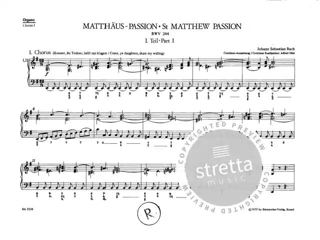 Johann Sebastian Bach - St Matthew Passion BWV 244 (1)