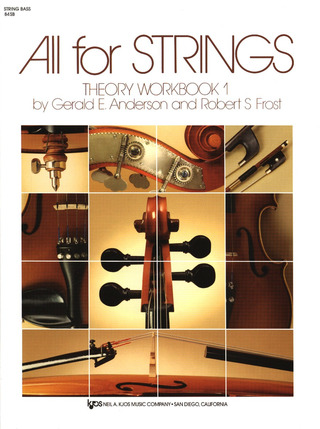 Gerald Anderson y otros.: All for Strings Theory Workbook 1