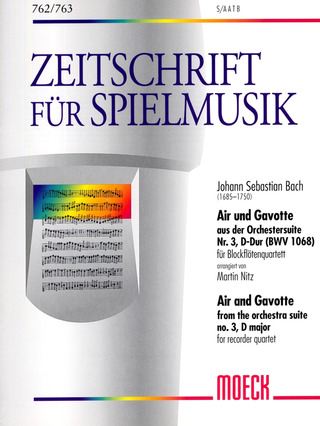 Johann Sebastian Bach - Air und Gavotte