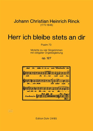 Johann Christian Heinrich Rinck - Herr ich bleibe stets an dir op. 127