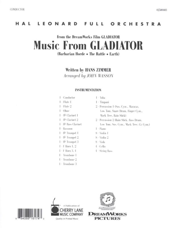 Hans Zimmer - Music from Gladiator
