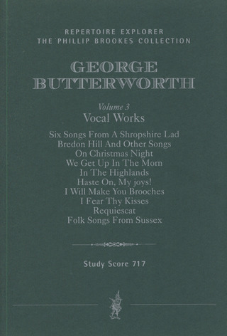 George Butterworth - Vocal Works