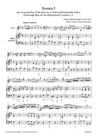 Johann Baptist Vanhal: Sonata I