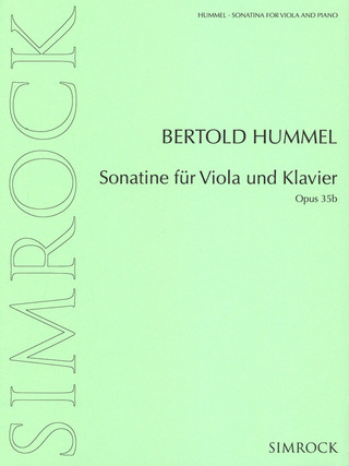Bertold Hummel: Sonatine op. 35b