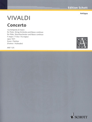 Antonio Vivaldi: Concerto Nr. 1 F-Dur RV 433