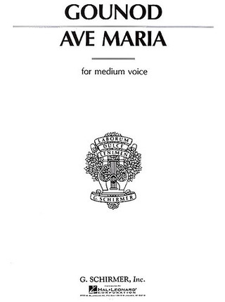 Johann Sebastian Bach et al.: Gounod Ave Maria Medium Voice In E Flat (St25598)