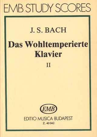 Johann Sebastian Bach: Das Wohltemperierte Klavier 2 Bwv 870-893