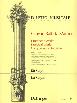 Giovanni Battista Martini - Liturgical Works I