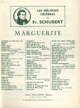 Franz Schubert - Marguerite (Gretchen am Spinnrade)