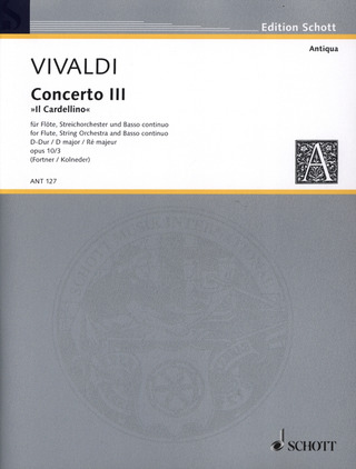 Antonio Vivaldi: Concerto Nr. 3  D-Dur op. 10/3 RV 428/PV 155