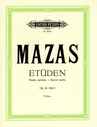 Jacques Féréol Mazas: Etüden op. 36