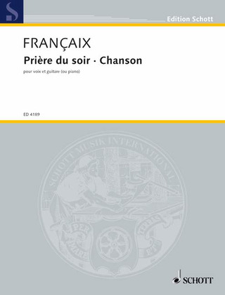 Jean Françaix - Prière du soir et Chanson