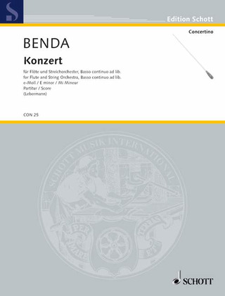Franz Benda - Konzert e-Moll