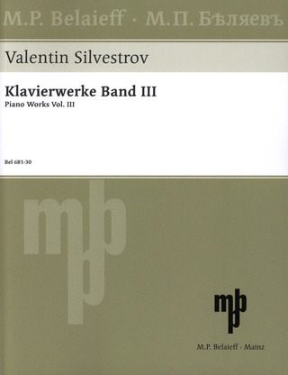 Valentin Silvestrov - Piano Works Vol. III