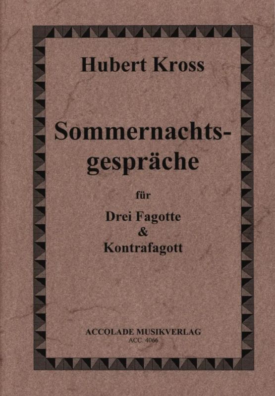 Kross Hubert - Sommernachtsgespraeche