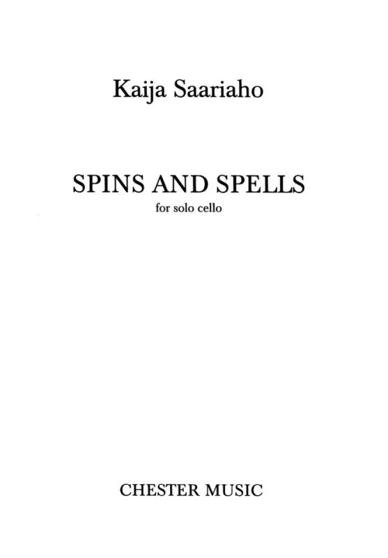 Kaija Saariaho - Spins And Spells