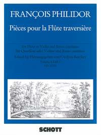 Philidor, François - Pièces pour la Flûte traversière