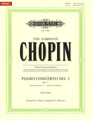 Frédéric Chopin: Konzert für Klavier und Orchester Nr. 2 f-Moll op. 21