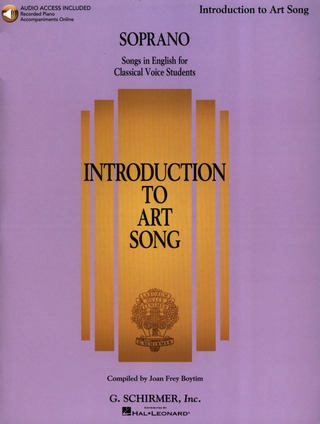 Introduction To Art Song For Soprano