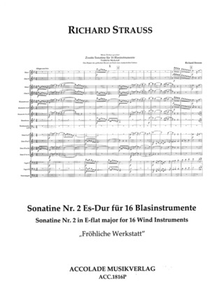 Richard Strauss - Sonatine Nr. 2 "Fröhliche Werkstatt" Es-Dur Tr. 291