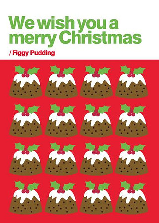 Merry Little Figgy Pudding Card