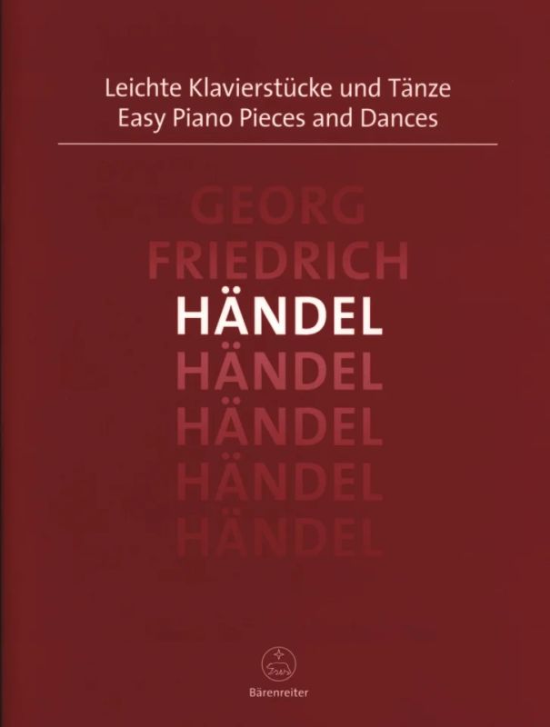 F G Noten für Klavier 6578 - Leichte Klavierstücke und Tänze Händel 