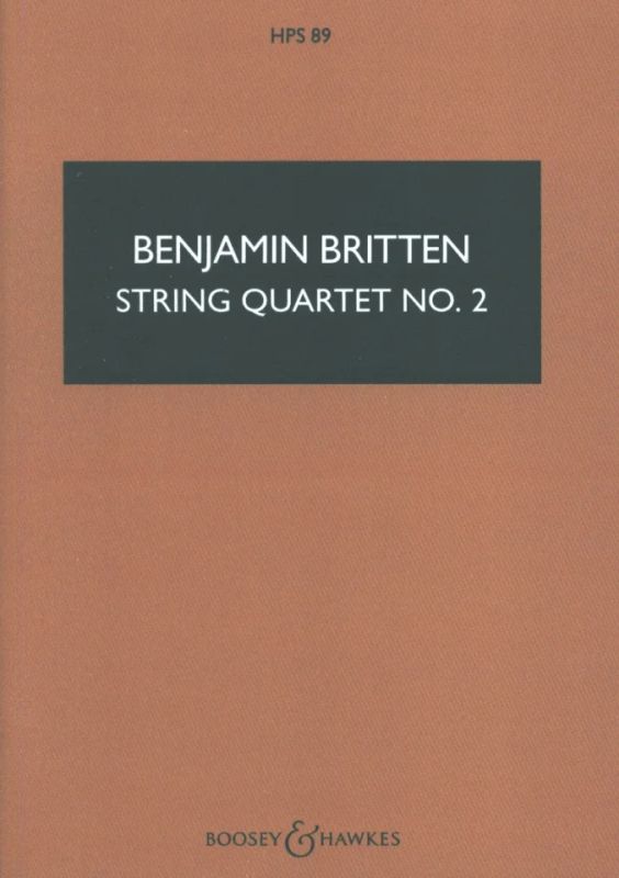 Benjamin Britten - String Quartet No. 2 C major op. 36