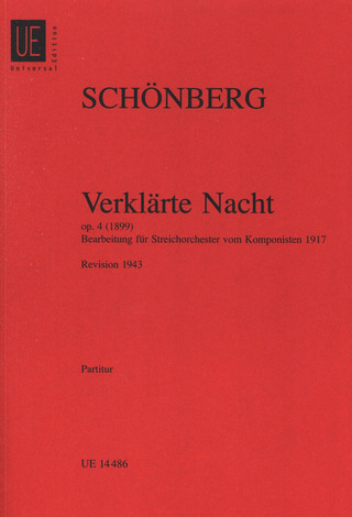 Arnold Schönberg: Verklärte Nacht für Streichorchester op. 4 (1899/1916)
