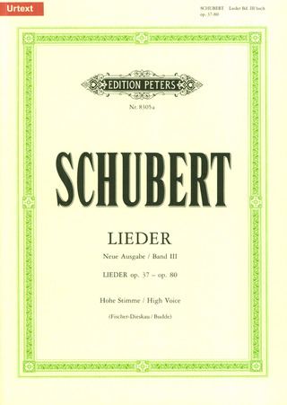 Franz Schubert: Lieder 3 – hohe Stimme