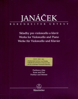 Leoš Janáček - Werke für Violoncello und Klavier