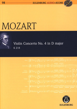 Wolfgang Amadeus Mozart: Konzert Nr. 4 D-Dur KV 218 (1775)