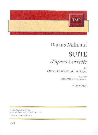 Darius Milhaud: Suite d'apres Corrette