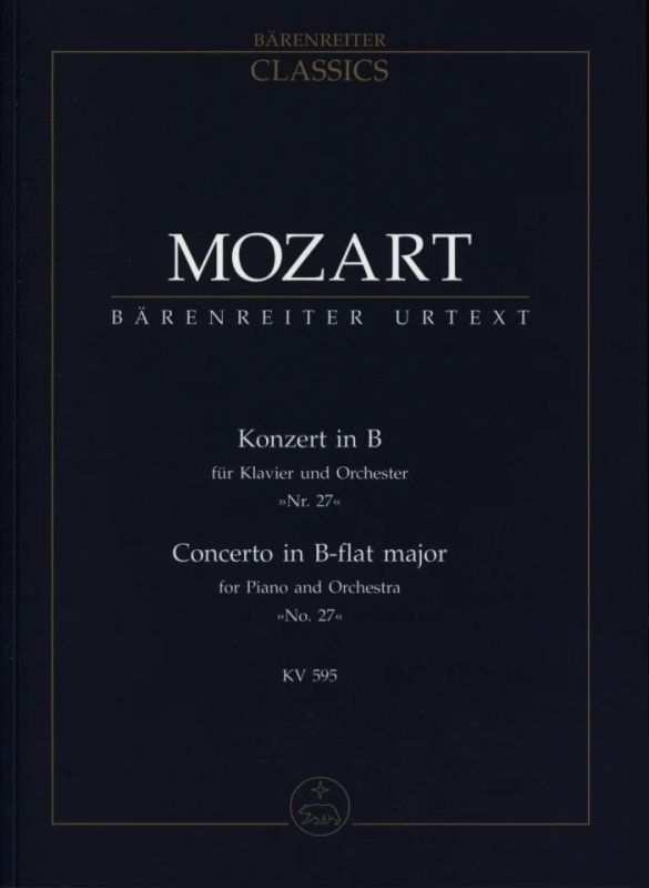 Wolfgang Amadeus Mozart - Concerto No. 27 in B-flat major KV 595
