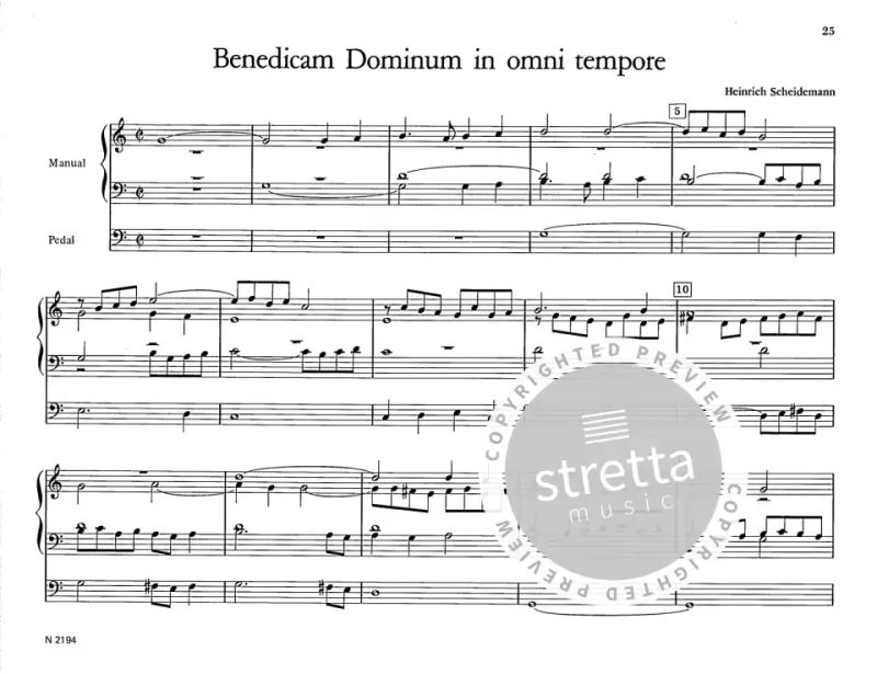 Heinrich Scheidemann - 12 Orgelintavolierungen