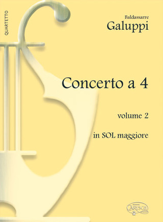 Baldassare Galuppi: Concerto a 4 in Sol maggiore 2
