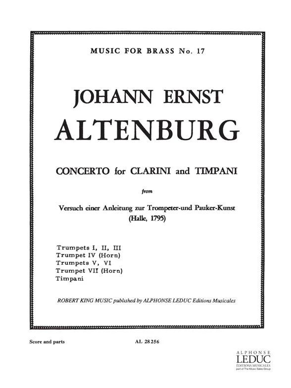 Johann Ernst Altenburg - King Concerto