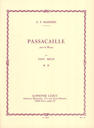 Georg Friedrich Haendel - Passacaille/Passacaglia