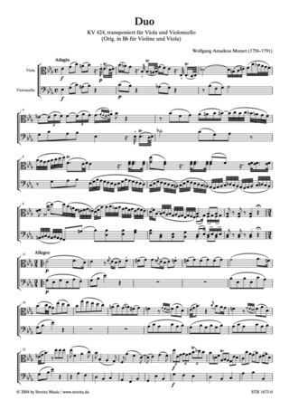 Wolfgang Amadeus Mozart - Duo KV 424