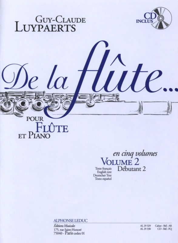 Guy-Claude Luypaerts - De la flûte 2 (0)