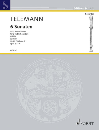 Georg Philipp Telemann - 6 Sonatas