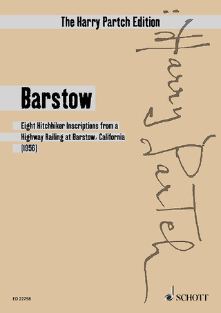 Harry Partch - Barstow