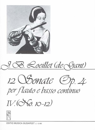 Jean-Baptiste Loeillet - 12 Sonate op. 4