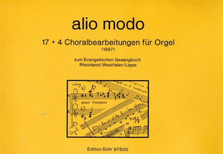 alio modo / 17 + 4 Choralbearbeitungen