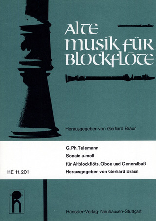 Georg Philipp Telemann: Sonate in a a-Moll TWV 42:a6