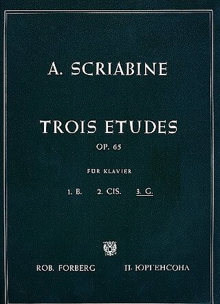 Alexander Skrjabin - Trois Etudes, op. 65