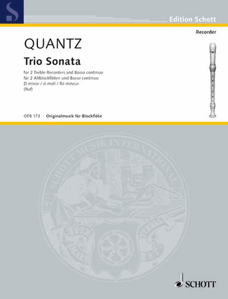 Johann Joachim Quantz - Trio Sonata D minor